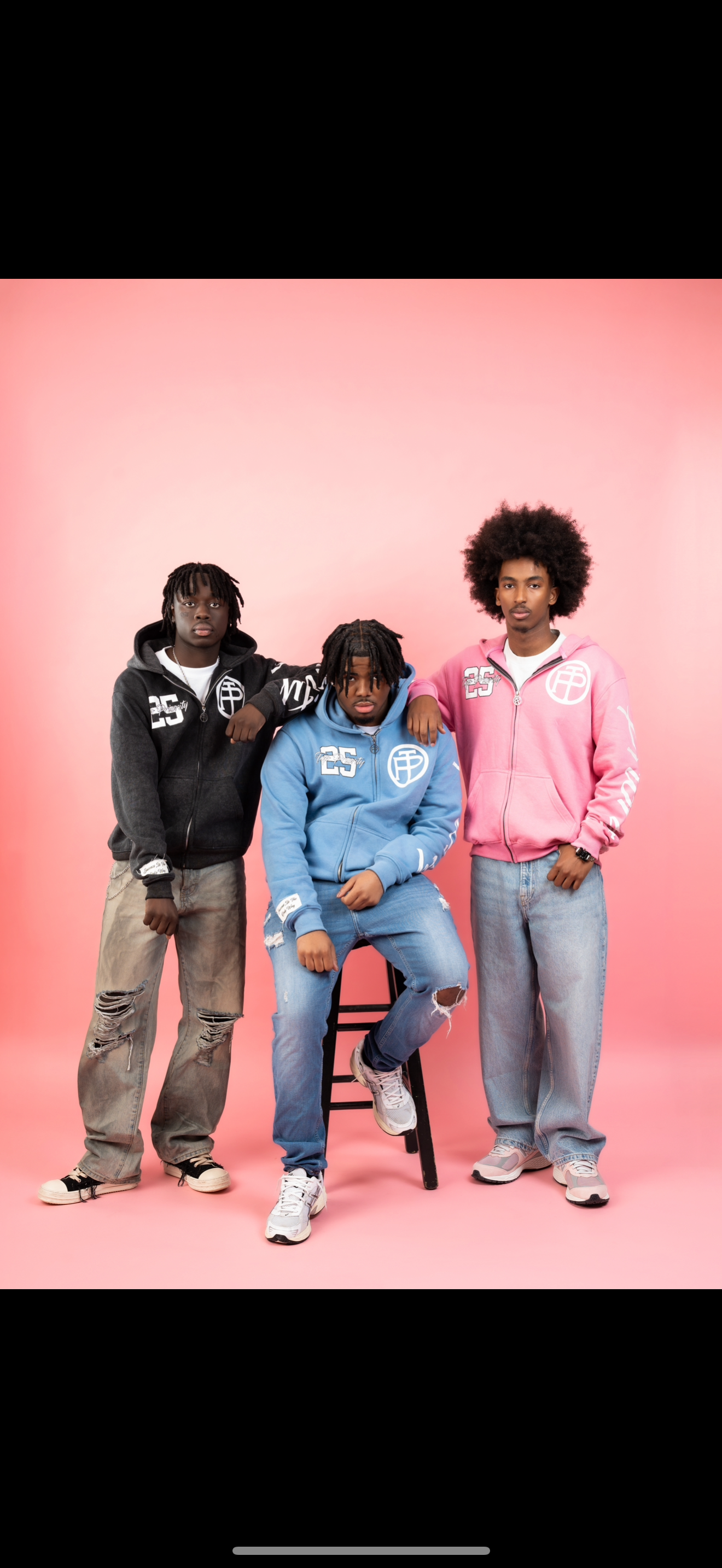 Top Priority zip up hoodies