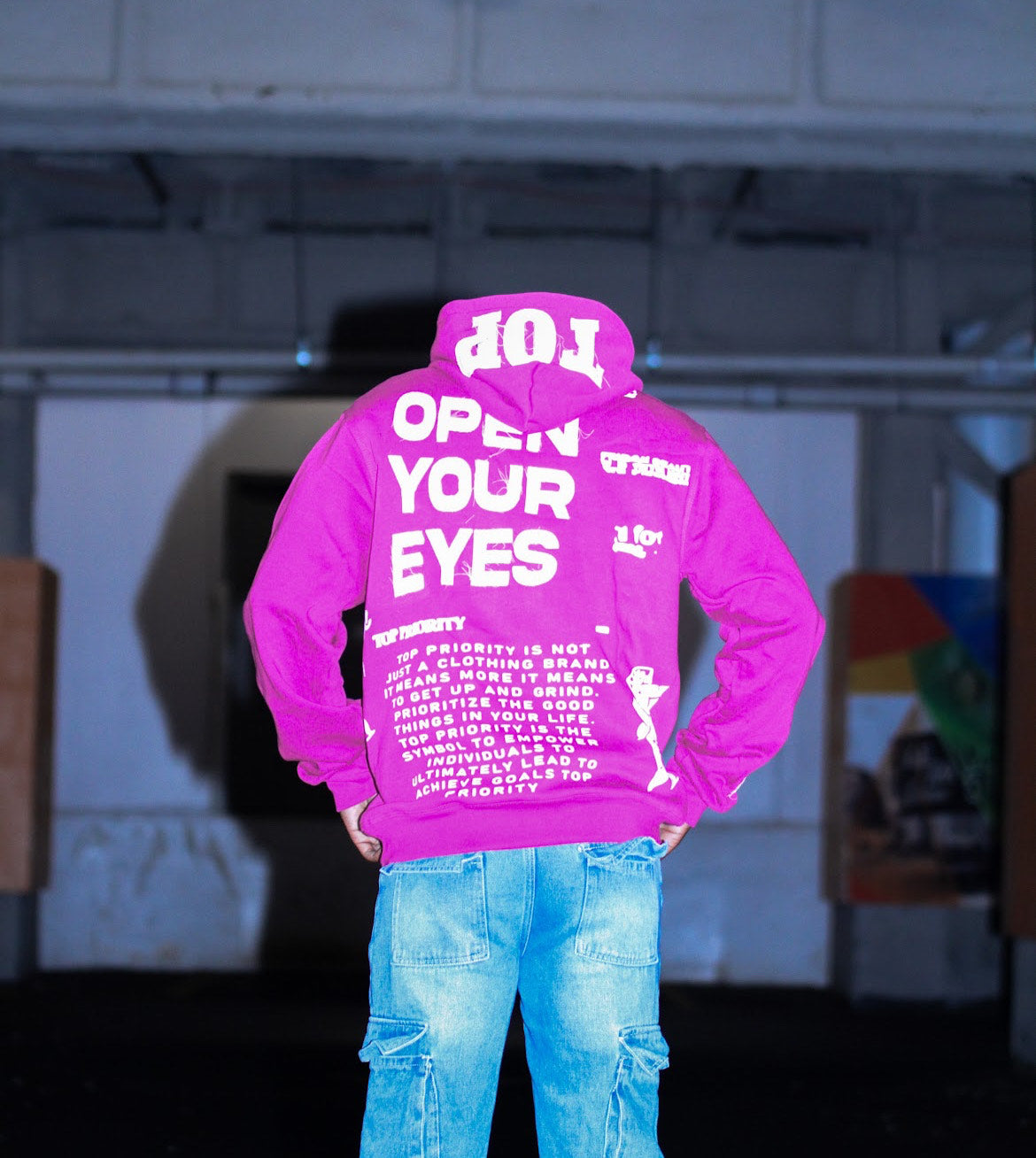 V2 distressed hoodie